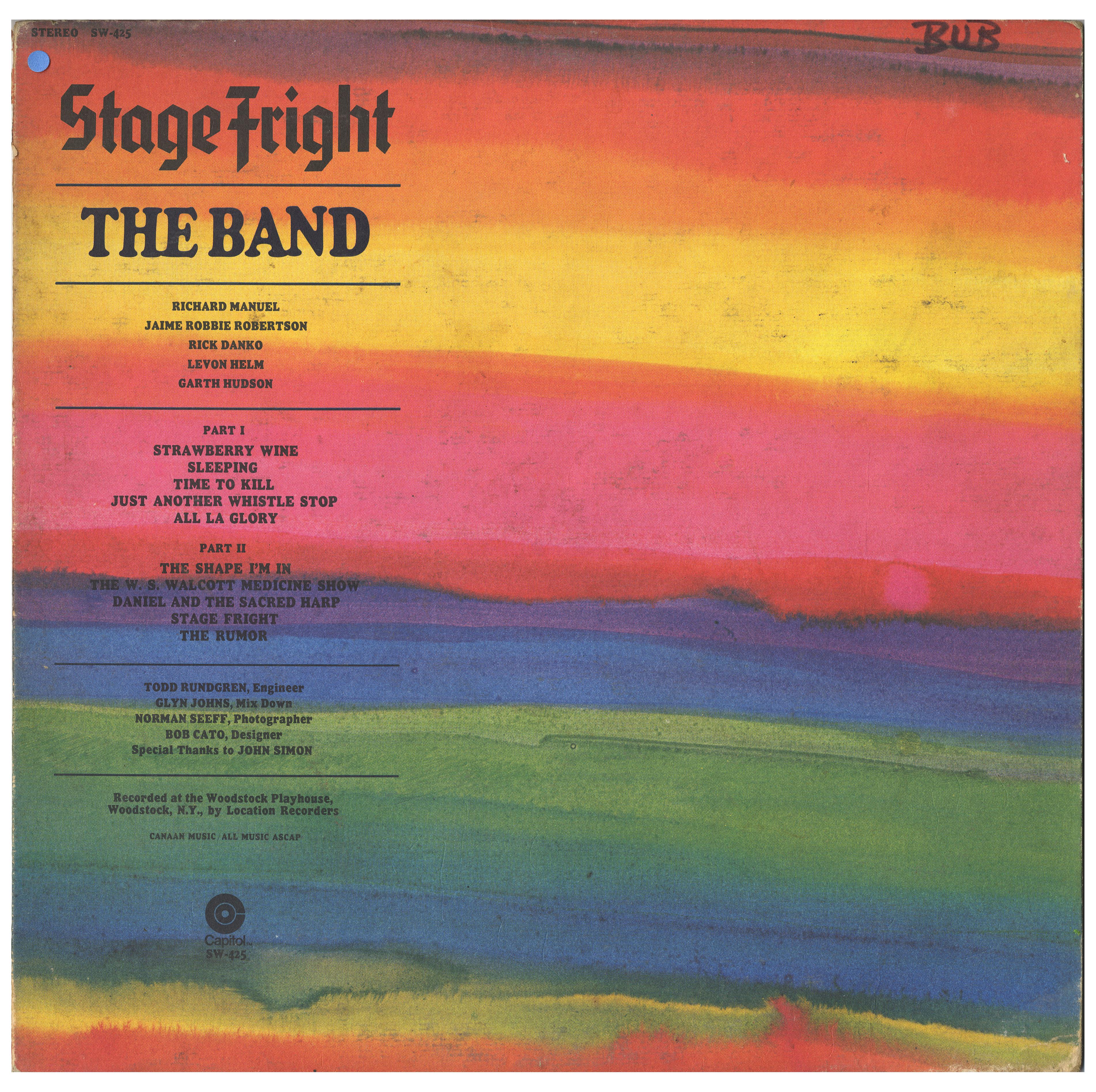 The Band / Stage Fright