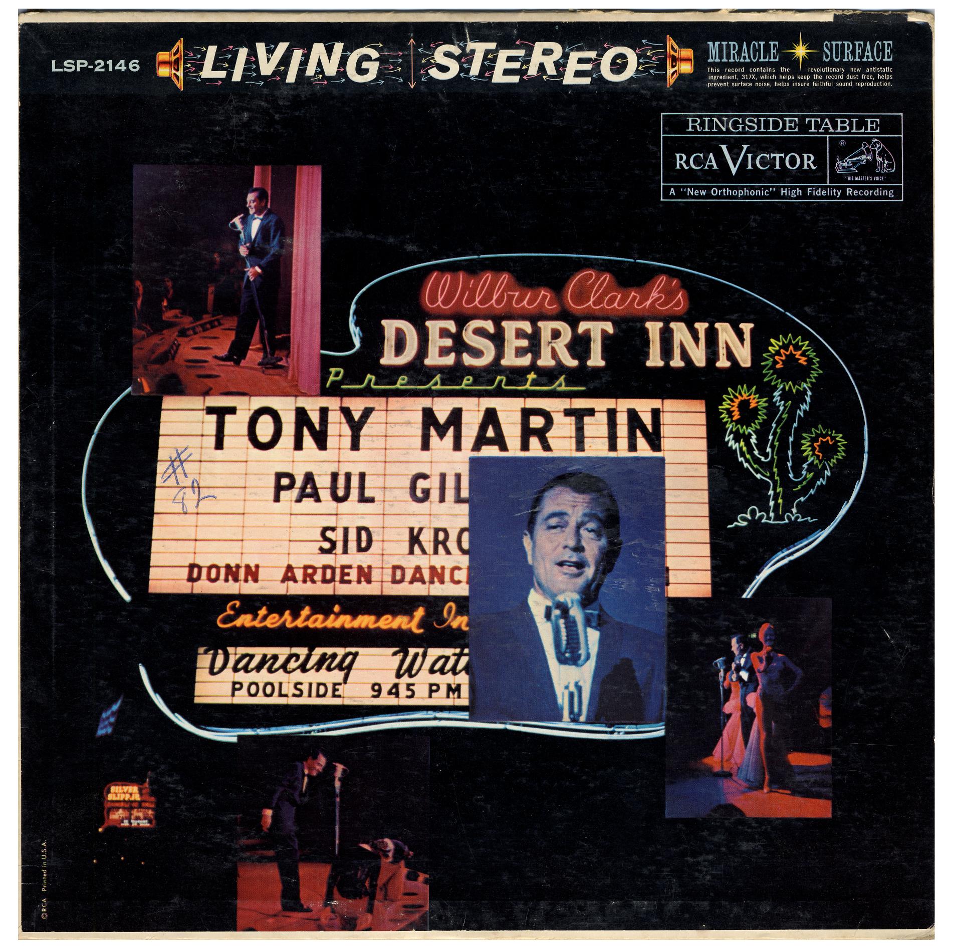 Tony Martin / Tony Martin At The Desert Inn / 1960